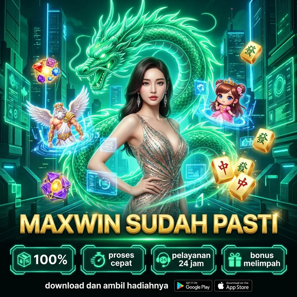 Tampilan utama aplikasi VV55 dengan akses permainan digital