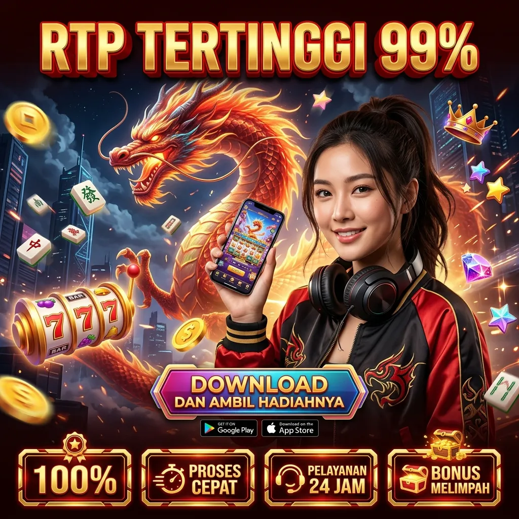 Tampilan utama aplikasi 888XH dengan akses permainan digital