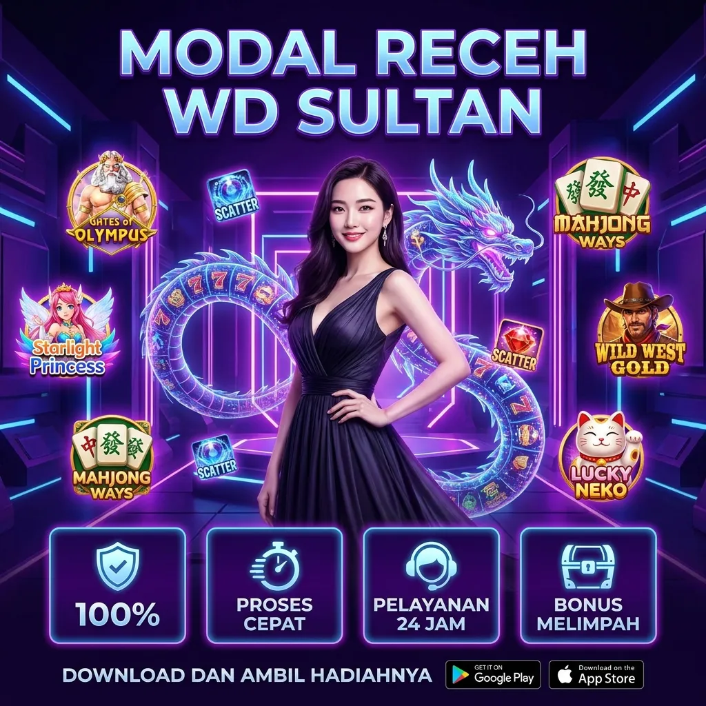 Banner Aplikasi RT55 dengan akses permainan digital